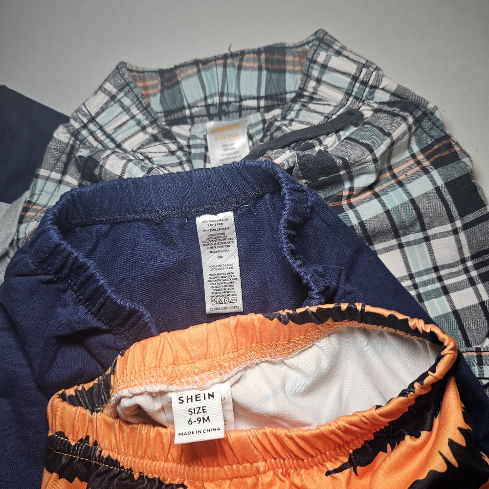 Baby Boy Clothes Lot 6 9 Mos Fishing Dad Bodysuits Shorts - Picture 6 of 6